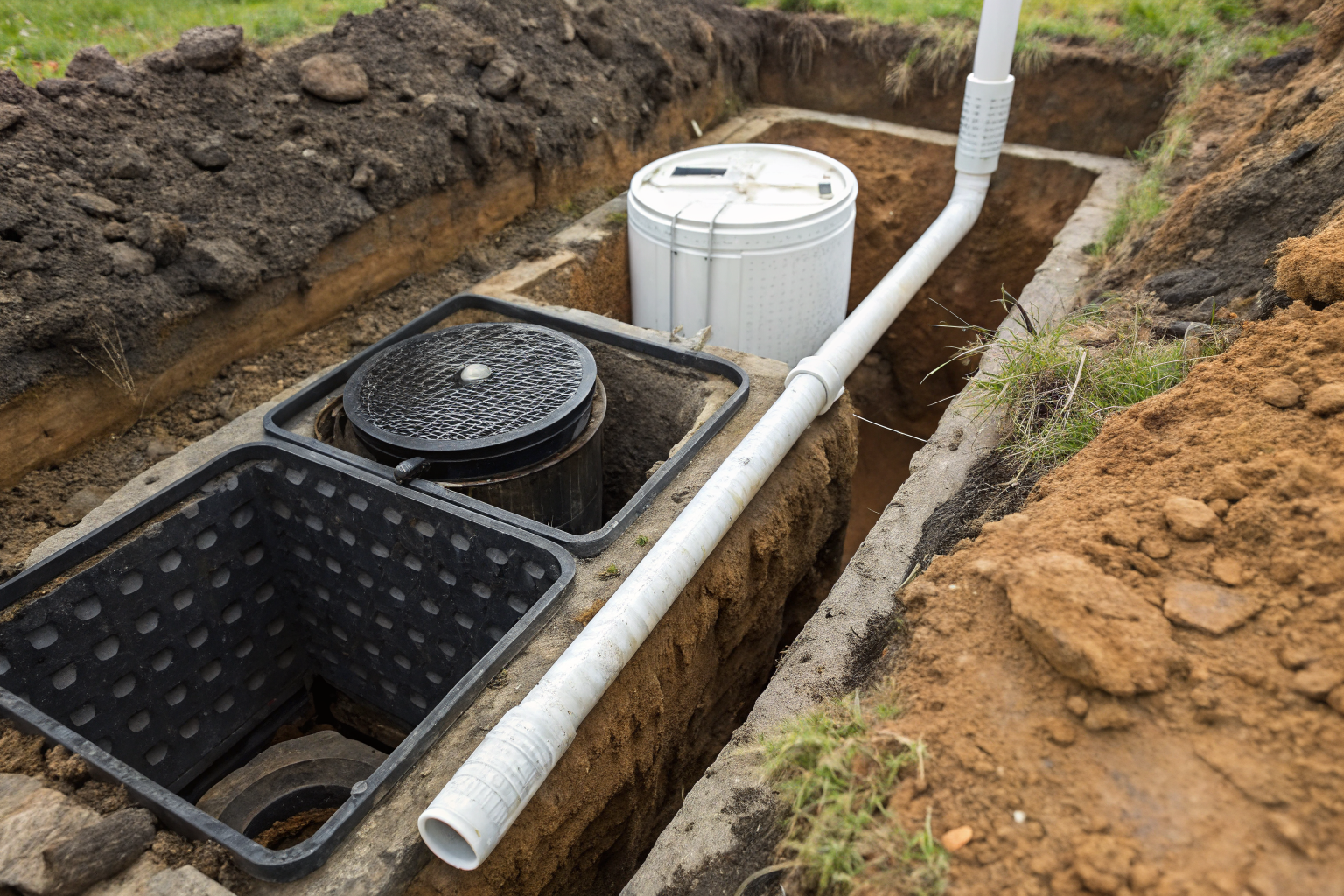 Comparison of above-ground and in-ground grease systems.